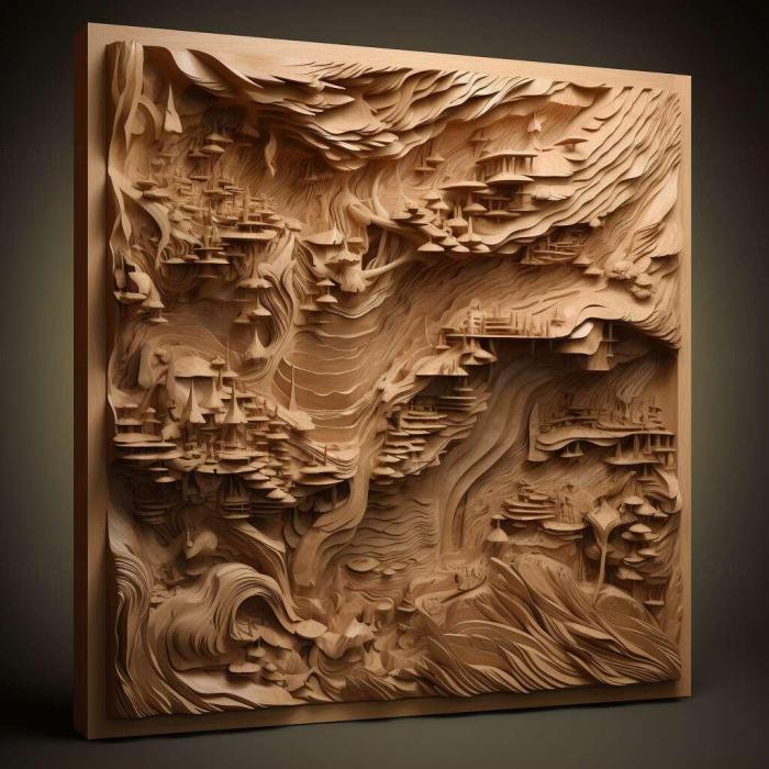 نموذج ثلاثي الأبعاد لآلة CNC 3D Art 